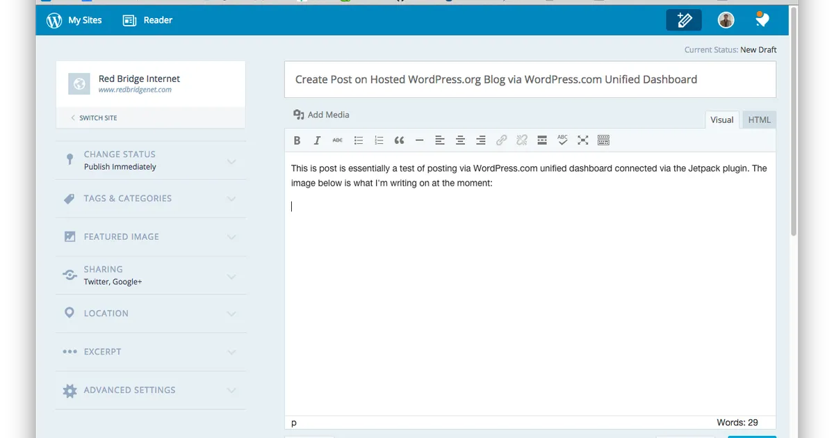 Jetpack Post to WordPress.org Site