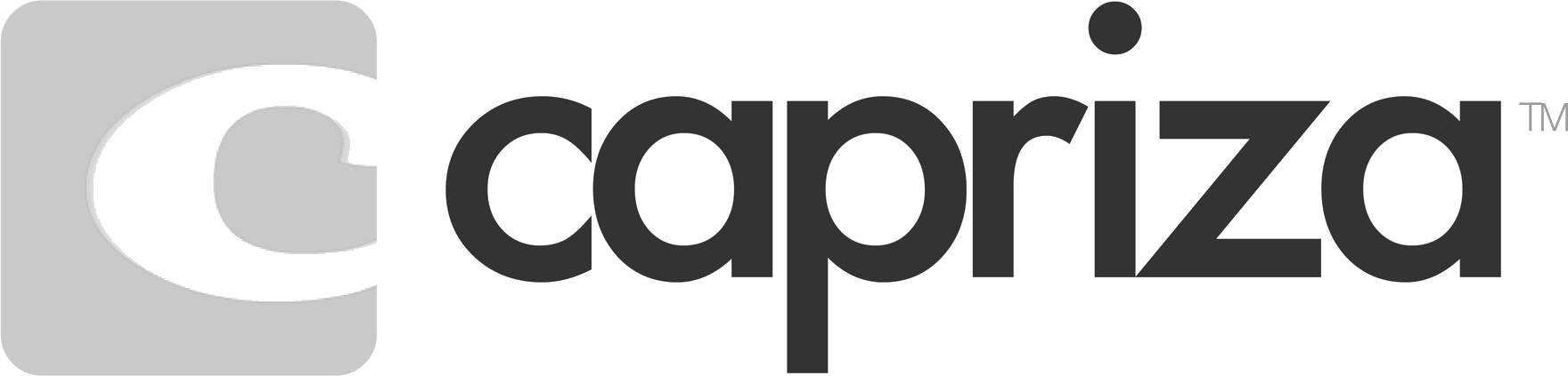 Capriza black and white logo