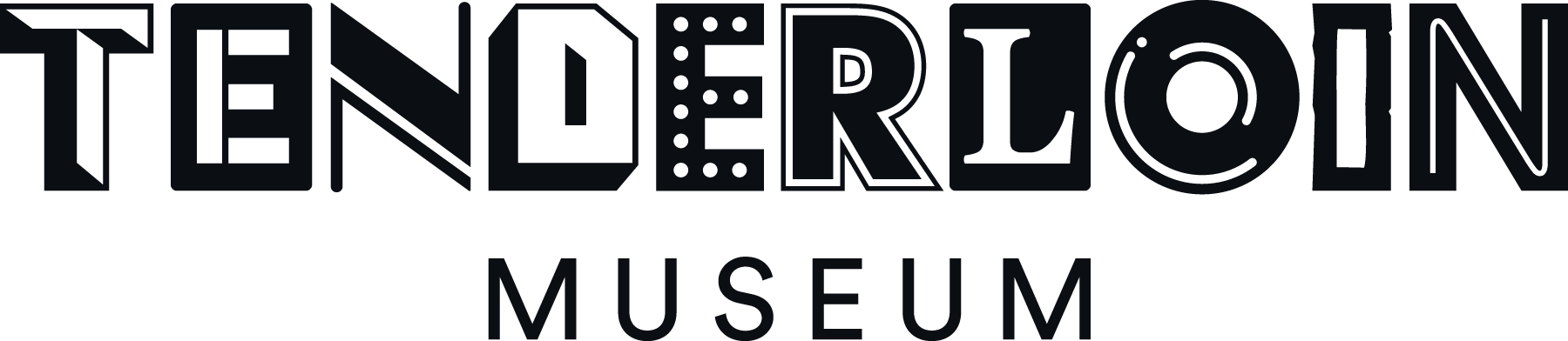 Tenderloin Museum black and white logo